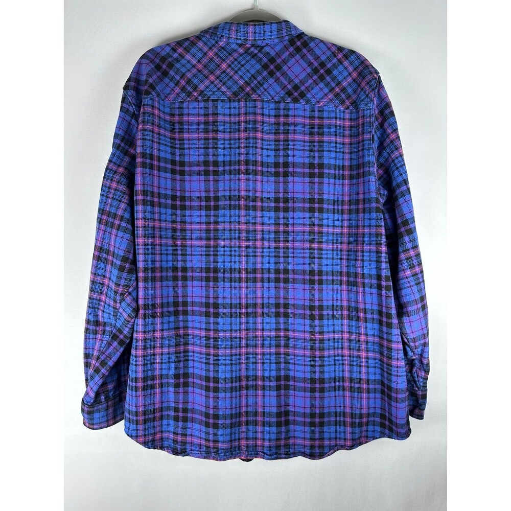 LRG Wovens Lifted Research Group Plaid Flannel Shirt 3XL‎ Skate Y2K Streetwear - Picture 2 of 8